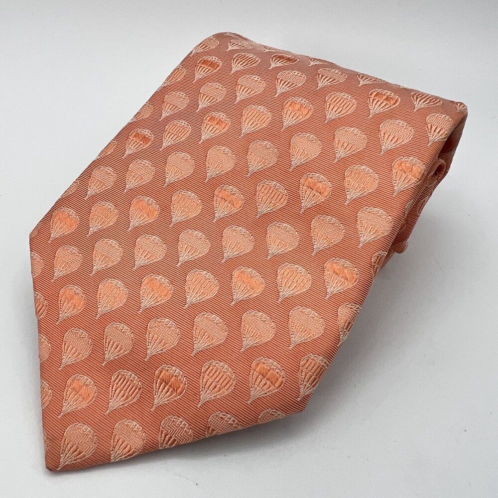 Pink Tommy Hilfiger Men's Silk Necktie Hot Air Balloons Tie Steampunk Ballooning